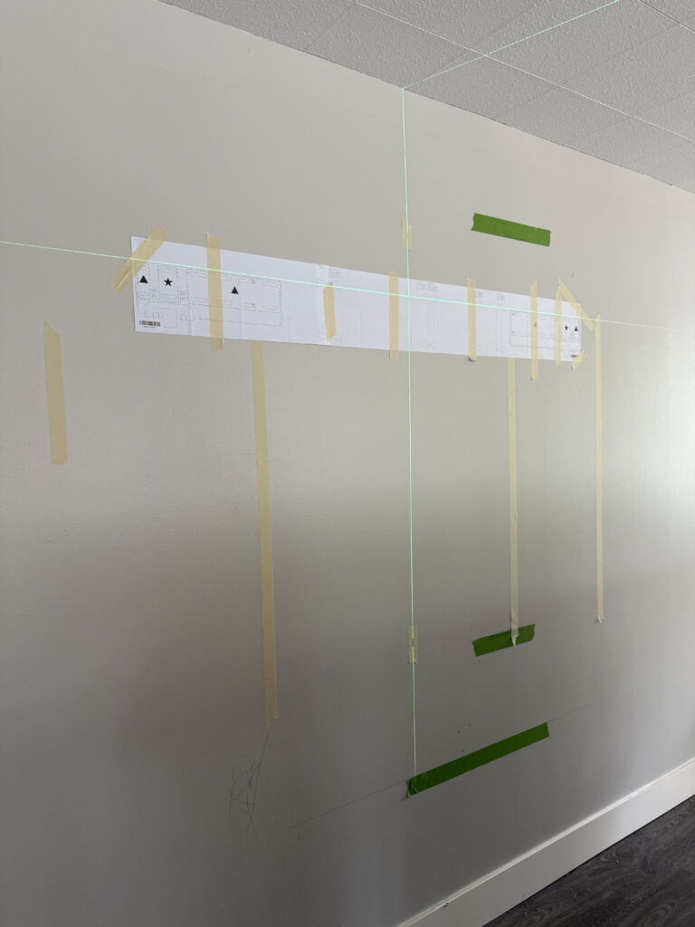 Samsung Frame TV mounting with wire concealment HandyWoody