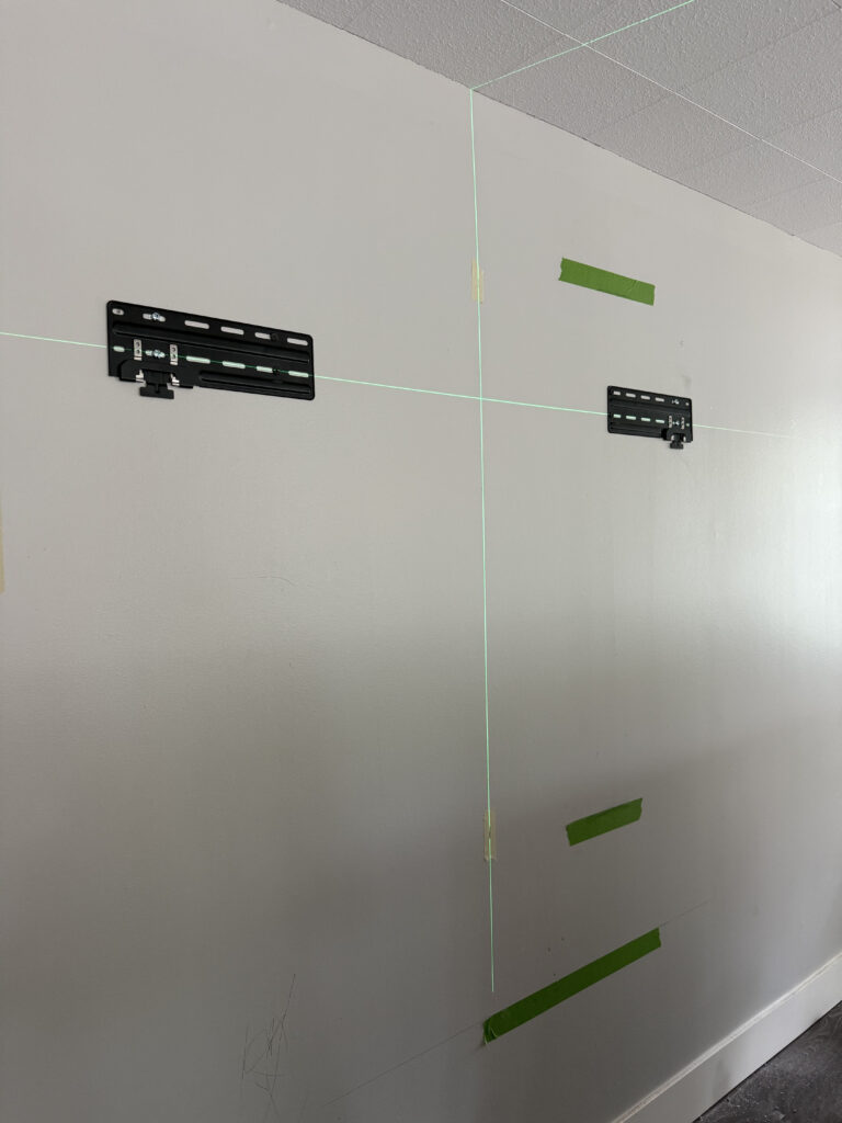 Samsung Frame TV mounting with wire concealment HandyWoody