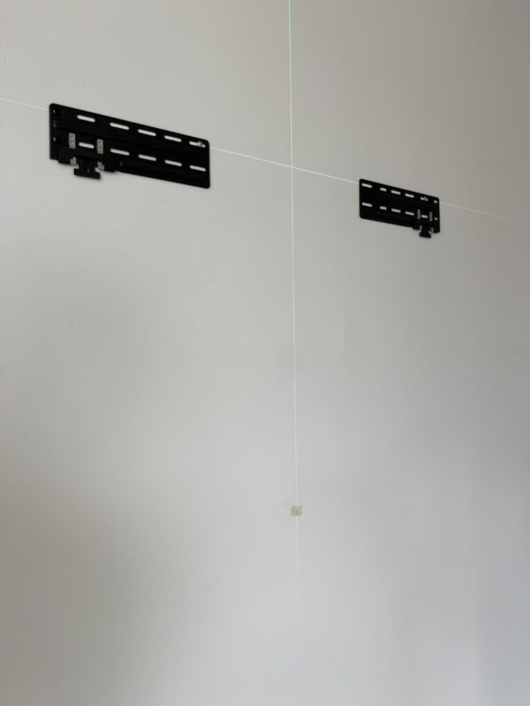 Samsung Frame TV mounting with wire concealment HandyWoody