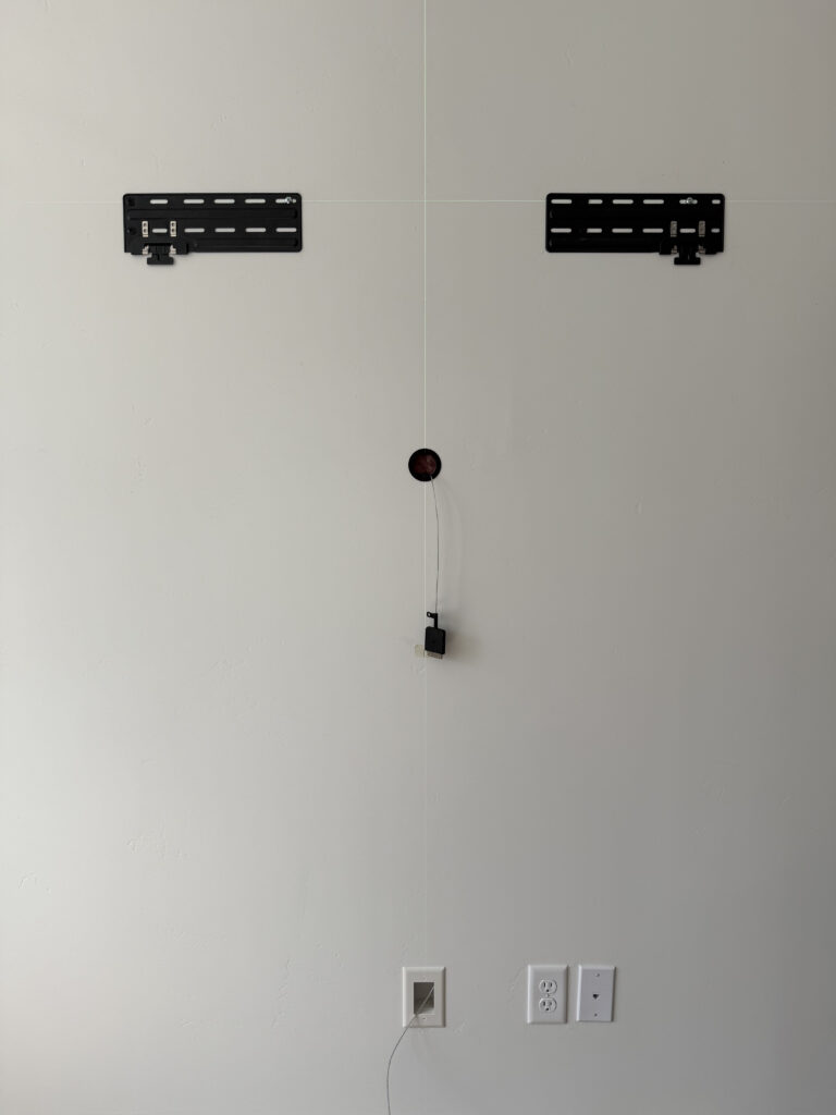 Samsung Frame TV mounting with wire concealment HandyWoody
