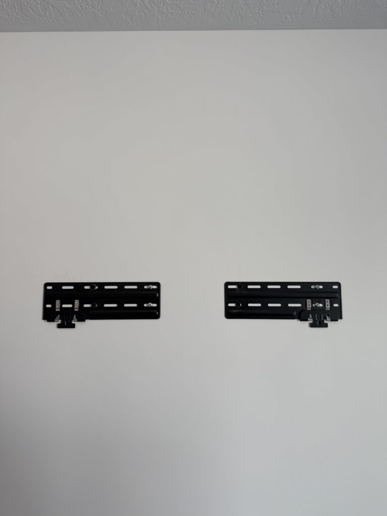 Samsung Frame TV mounting with wire concealment HandyWoody